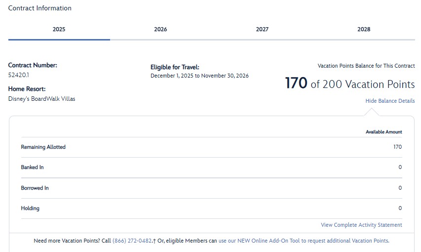 2025 Point Statement