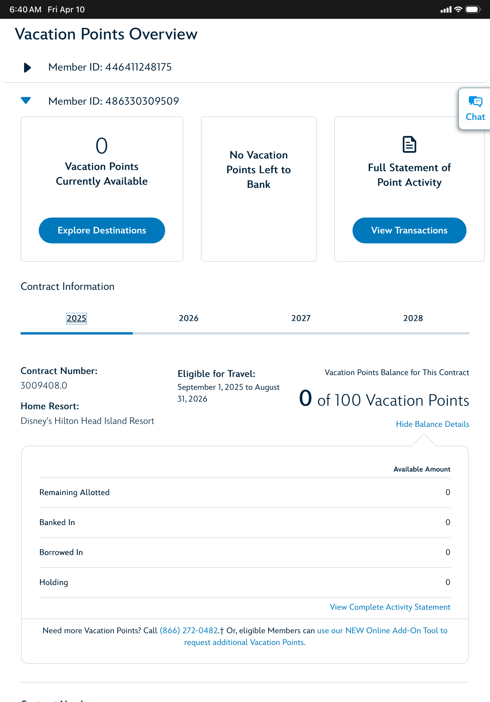 2025 Point Statement