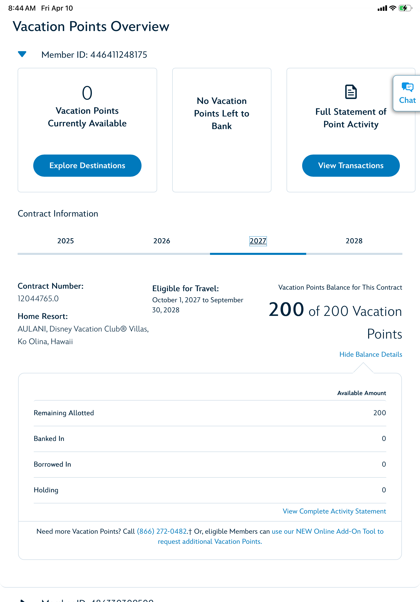 2027 Point Statement