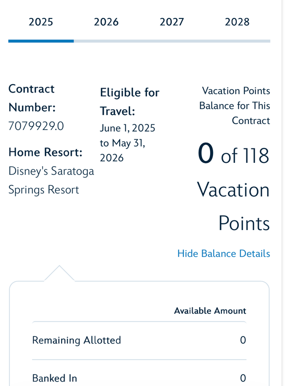 2025 Point Statement