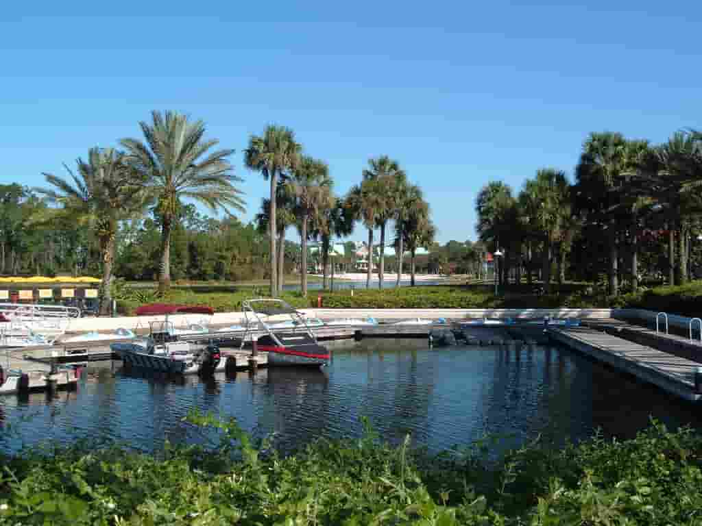 Elegant exterior view of Disney's Beach Club Villas DVC resort.