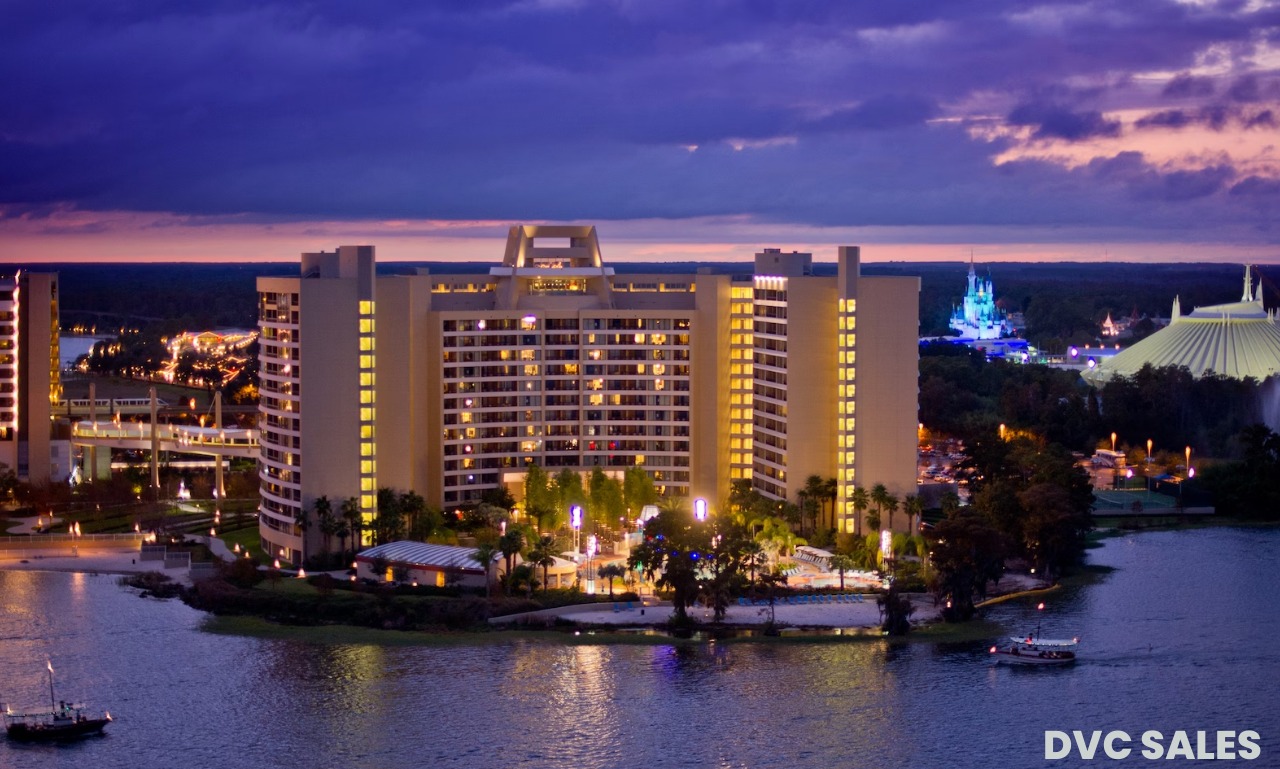 Family enjoying a magical moment at a Disney Vacation Club resort.
