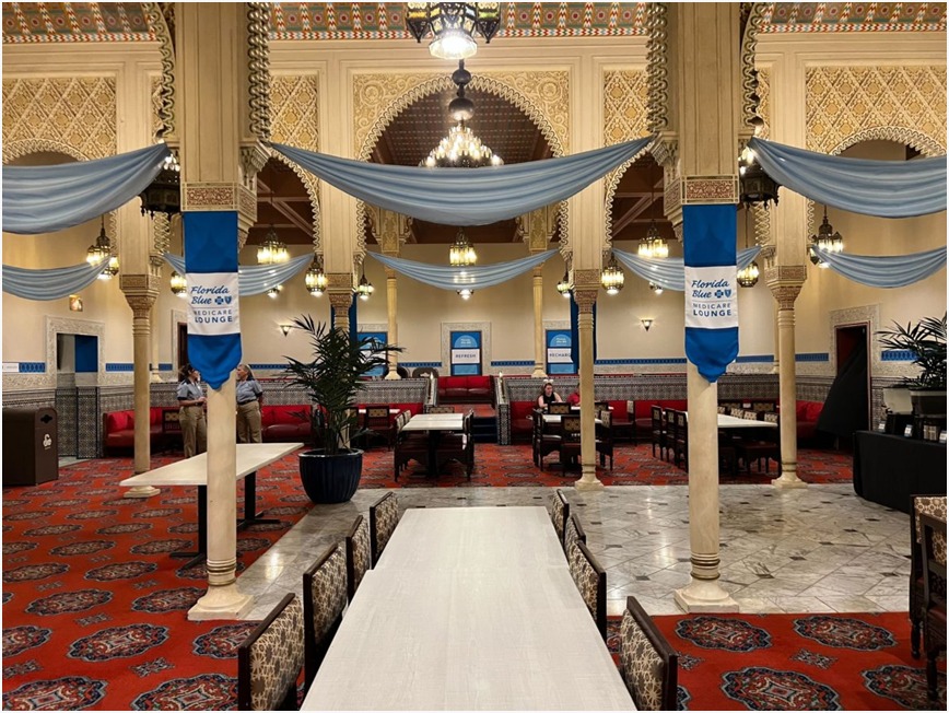 Hidden gem at a Disney resort showcasing unique architecture and lush landscaping.