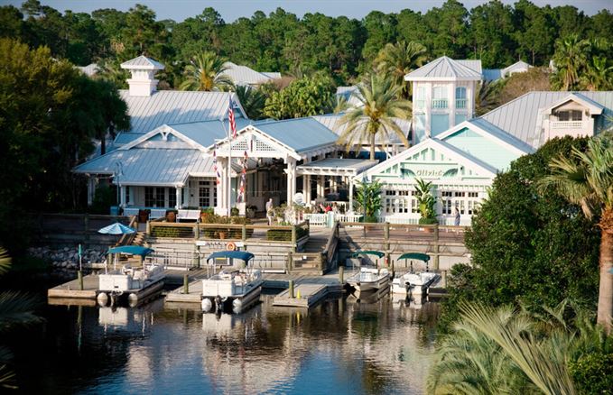 Relaxing poolside at Disney