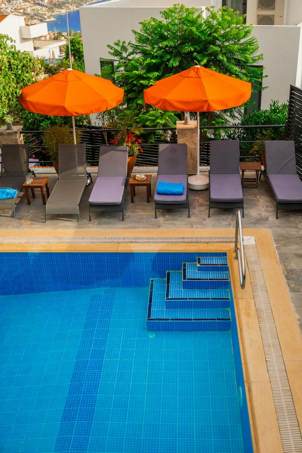 Family enjoying a magical moment at a Disney Vacation Club resort pool.